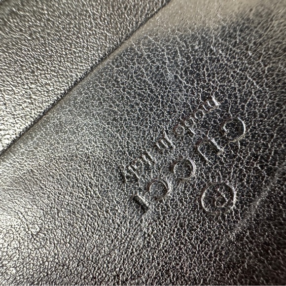 GUCCI GG MARMONT CARD CASE WALLET BLACK LEATHER - Picture 13 of 13